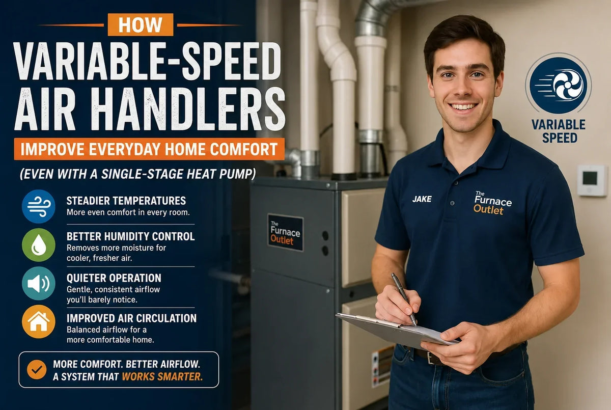 How Variable-Speed Air Handlers Improve Everyday Home Comfort (Even with a Single-Stage Heat Pump)