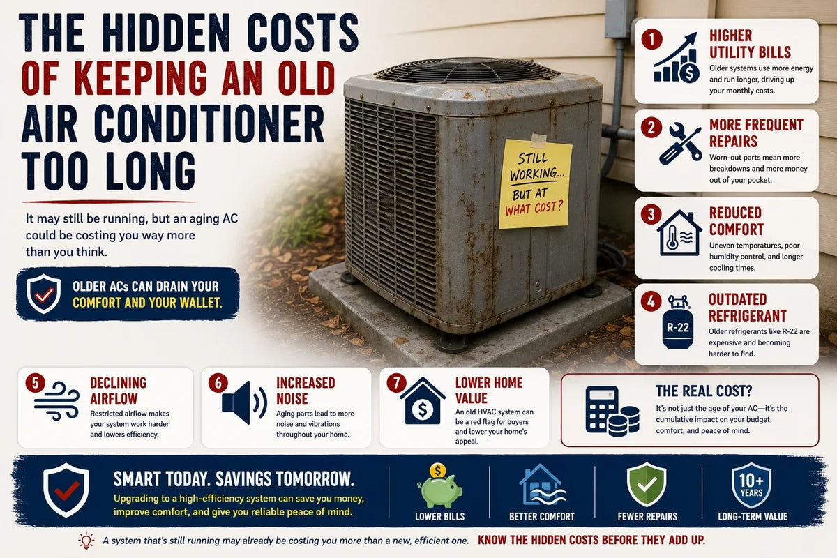The Hidden Costs of Keeping an Old Air Conditioner Too Long