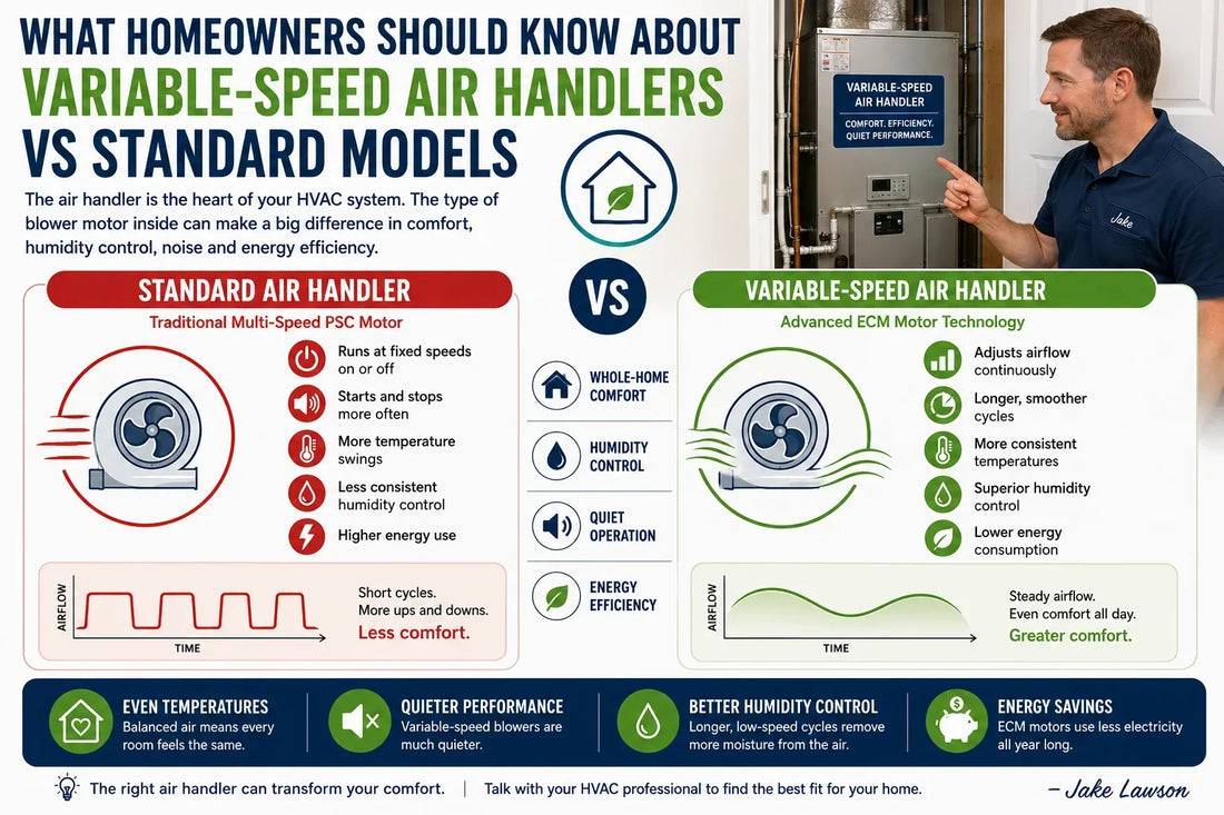 What Homeowners Should Know About Variable-Speed Air Handlers vs Standard Models