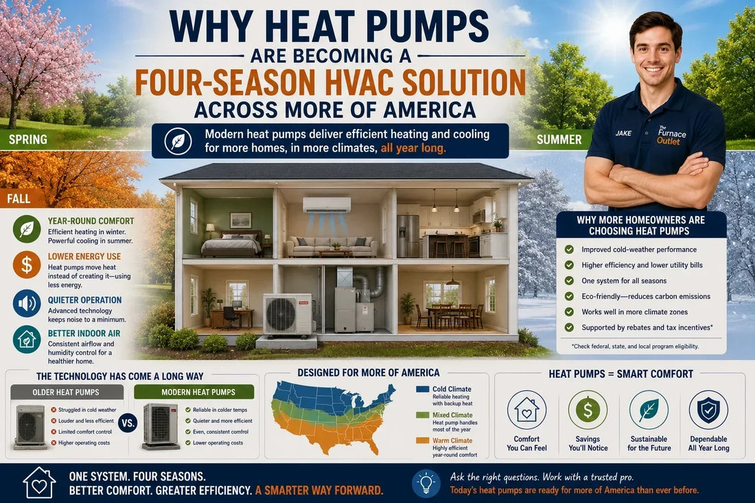 Why Heat Pumps Are Becoming a Four-Season HVAC Solution Across More of America