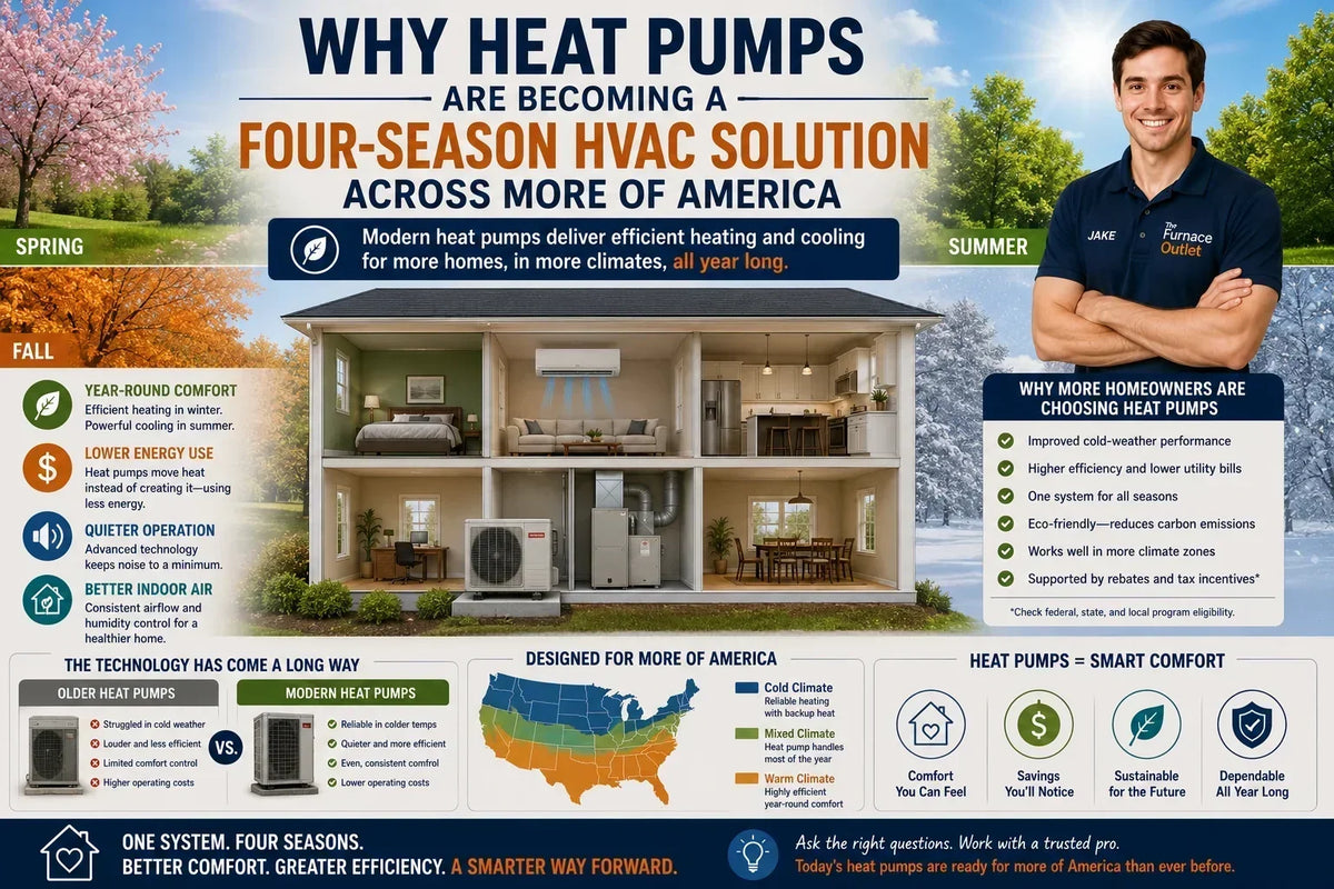 Why Heat Pumps Are Becoming a Four-Season HVAC Solution Across More of America
