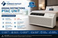 Amana Distinctions DCP093A50AA 9,200 BTU 208/230 Volt PTAC Unit with 5 kW Electric Heat for Efficient Room Heating & Cooling