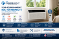 Amana PBH073J35AA 7400 BTU 208/230 Volt Through-the-Wall Heat Pump PTAC Air Conditioner with Remote Control for Heating & Cooling