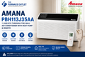 Amana PBH113J35AA 11,500 BTU 230/208V Through-the-Wall Air Conditioner with Heat Pump & Remote – Energy Efficient PTAC Heating and Cooling Unit