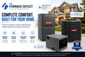 Goodman 2 Ton Up to 16 SEER2 208/230 Volt 60,000 BTU 96% AFUE Two-Stage Air Conditioner System with GLXS5BA2410 Condenser, CHPTA3026B3 Coil & GR9T960603BN Gas Furnace