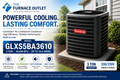 Goodman GLXS5BA3610 36000 BTU 208/230V 3 Ton Up To 16.5 SEER2 Air Conditioner Condenser with R-32 Refrigerant