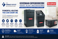 Goodman GR9S800803BX 80,000 BTU 80% AFUE Upflow/Horizontal Single-Stage Gas Furnace – Reliable Residential Heating System