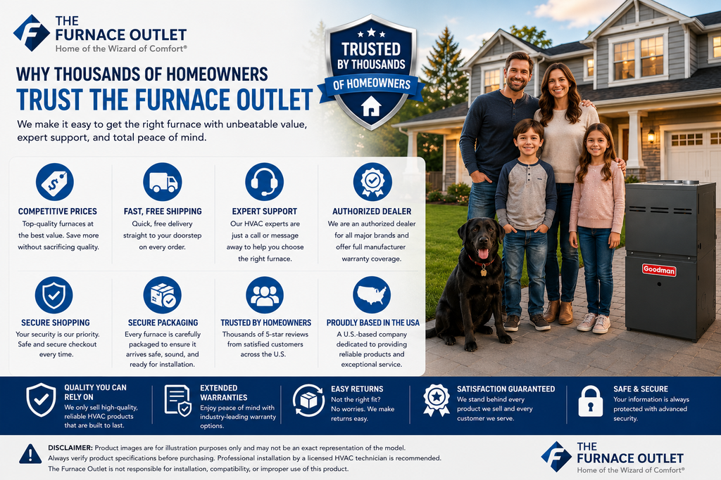 Goodman GR9S800804BN 80,000 BTU 80% AFUE Upflow/Horizontal Single-Stage Gas Furnace – Reliable Home Heating System