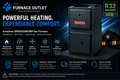Goodman GR9S920803BN 80000 BTU 115 Volt 92% AFUE Single Stage Upflow/Horizontal Gas Furnace for Energy-Efficient Residential Heating